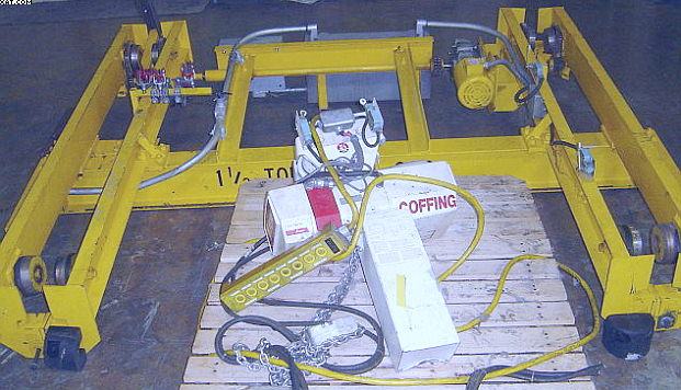 B&H Bridge Crane & Hoist, 14" I beam with 6